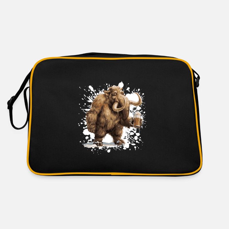 Mammut Bier Lustig Retro Tasche