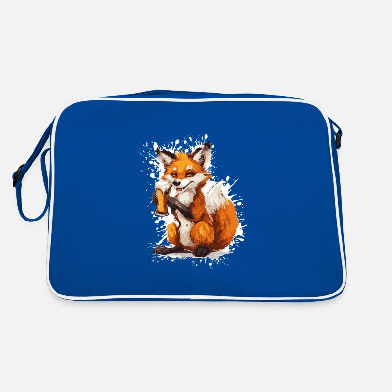 Fuchs Bier Lustig Retro Tasche