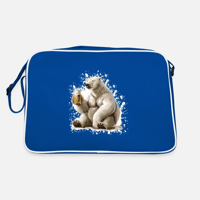 Polar Bear Beer Funny Retro Bag