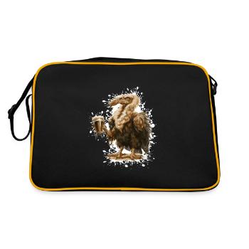 Harpy Bird Beer - Retro Bag - black/gold - Back