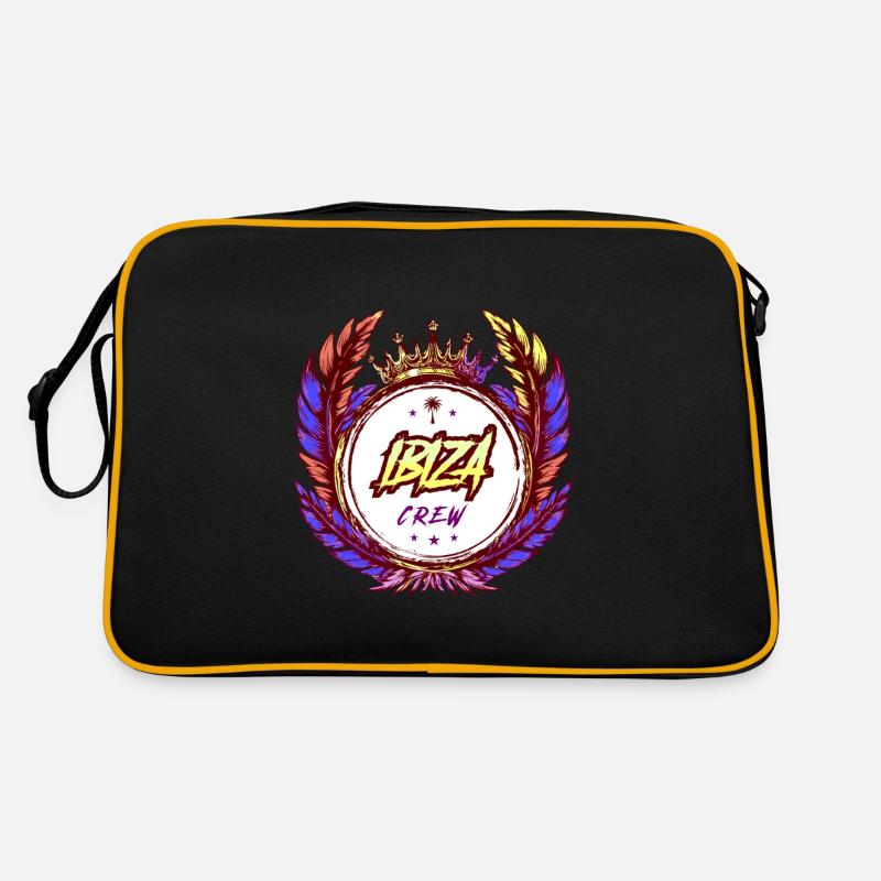 Ibiza Crew Bunt Retro Tasche