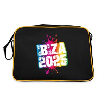 Ibiza 2025 Blobs colorés - Sac Retro - noir/or - Dos