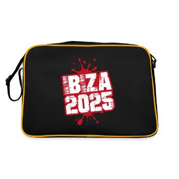 Blobs d’Ibiza 2025 - Sac Retro - noir/or - Dos