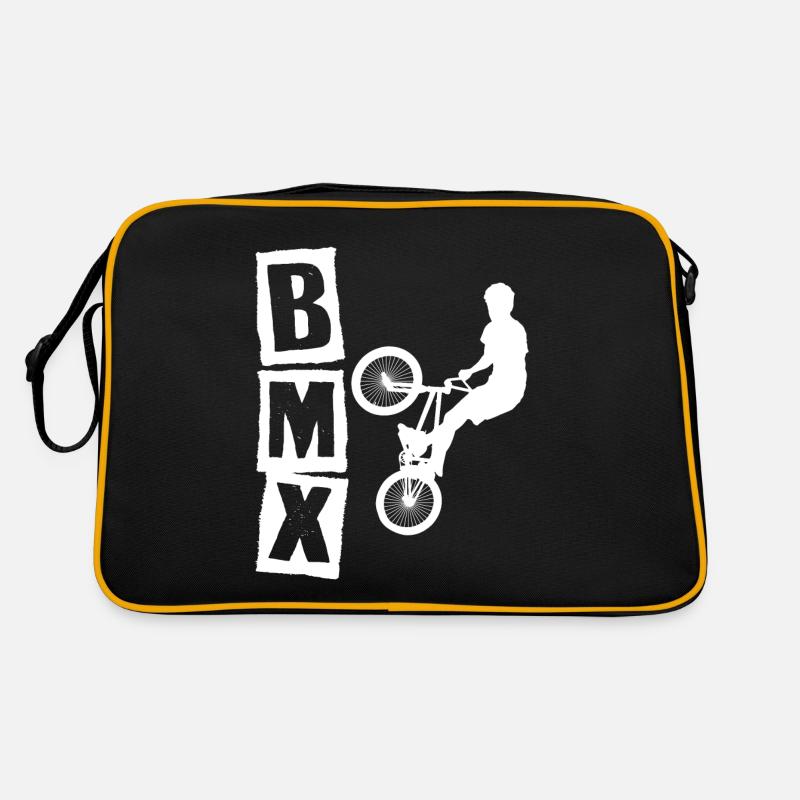 BMX Rennrad Radfahrer Trick Retro Tasche