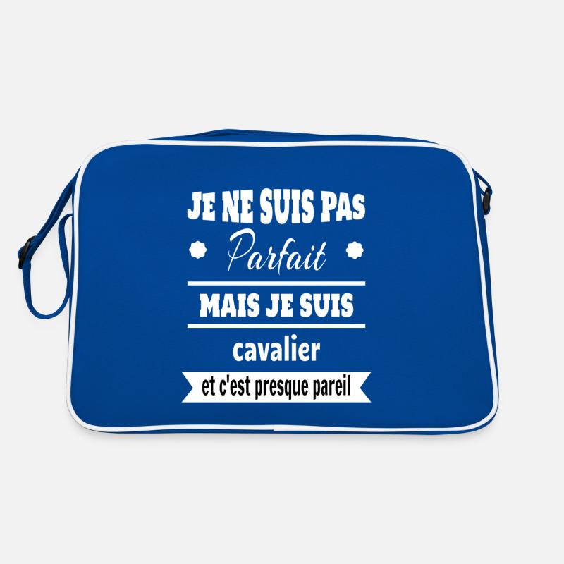 Cadeau pas parfait mais cavalier cheval Sac Retro