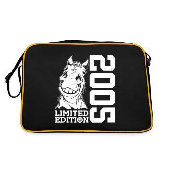 ÉDITION LIMITÉE 21E ANNIVERSAIRE DE CHEVAL 2005 - Sac Retro - noir/or - Dos