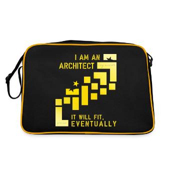 Achitect - Sac Retro - noir/or - Dos