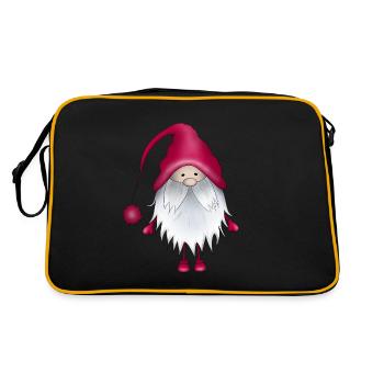 Elfe de Noël - Sac Retro - noir/or - Dos