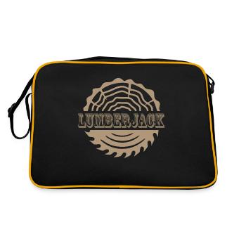 Lumberjack - Sac Retro - noir/or - Dos