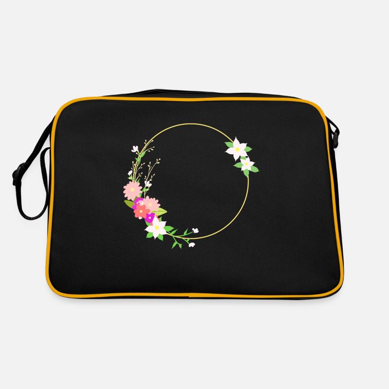 Couronne de fleurs Sac Retro