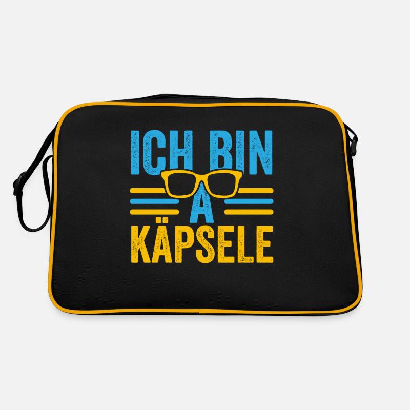 ICH BIN A KÄPSELE by The Manzanita´s Retro Tasche
