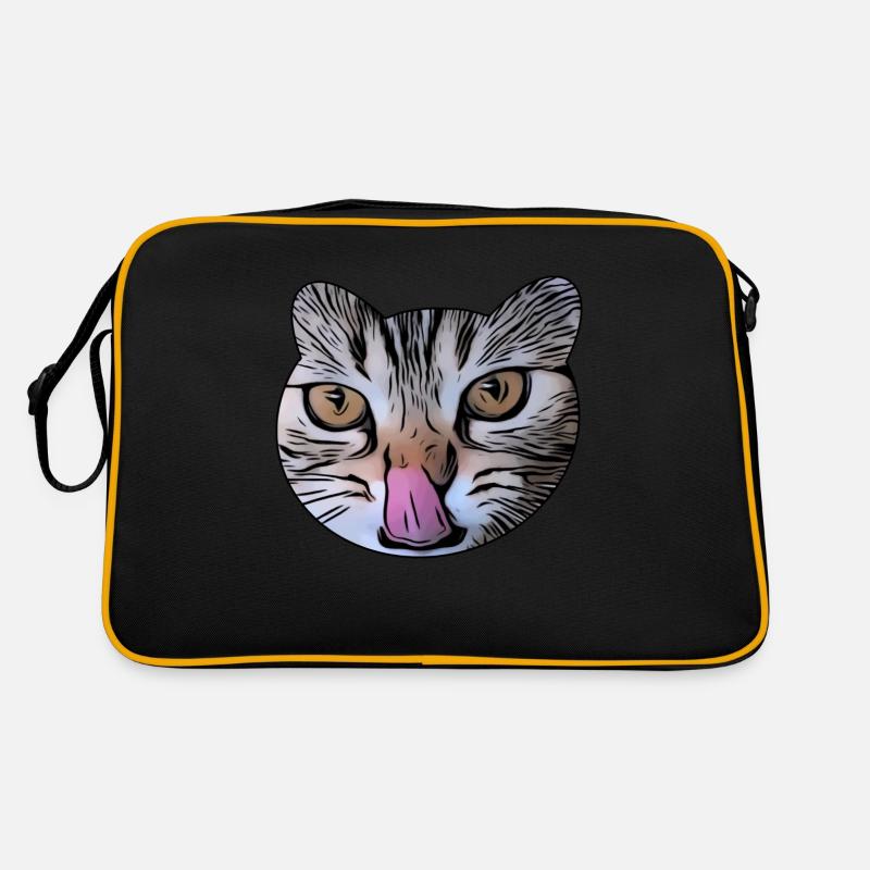 Chat léché Sac Retro