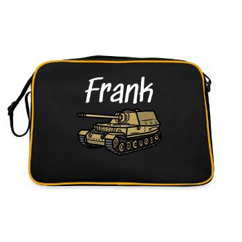 Frank le char - Sac Retro - noir/or - Dos