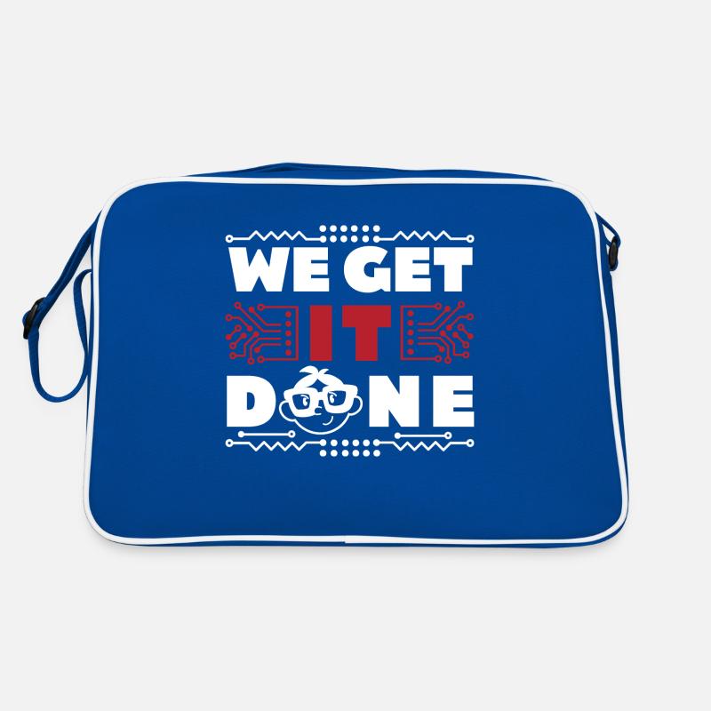 We get IT done IT-Fachmann Informatiker Computer Retro Bag
