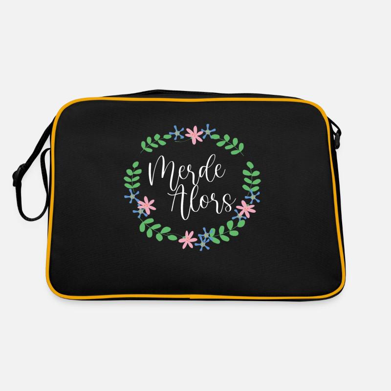 Dann - Humor - Retro Tasche - Schwarz/Gold