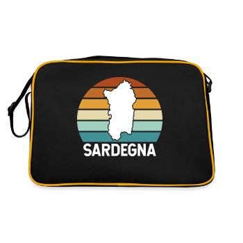 Sardinia Sardegna Retro - Retro Bag - black/gold - Back