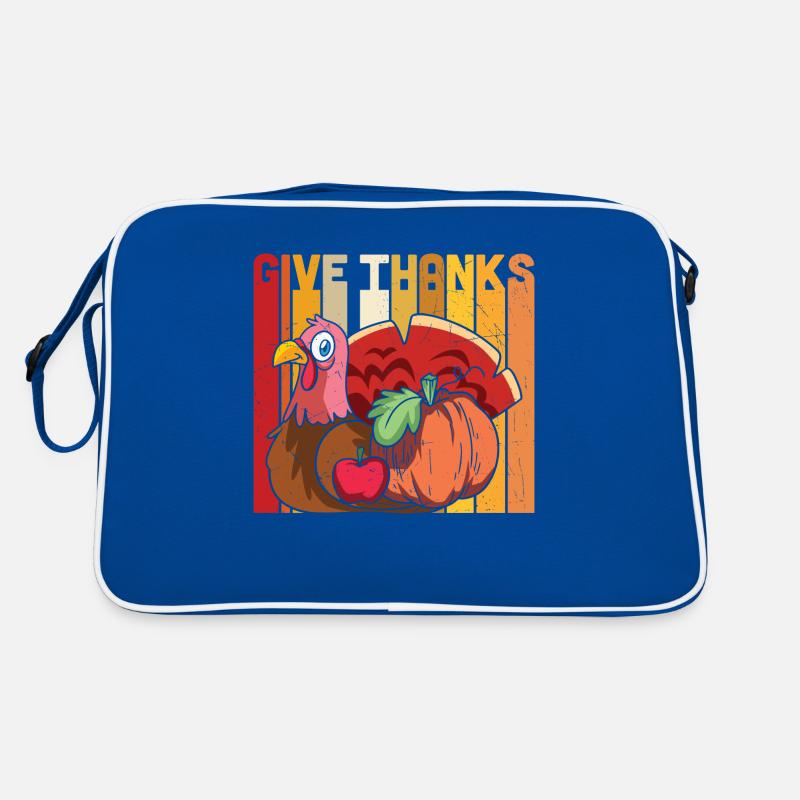 danken - Funny Turkey Retro Tasche