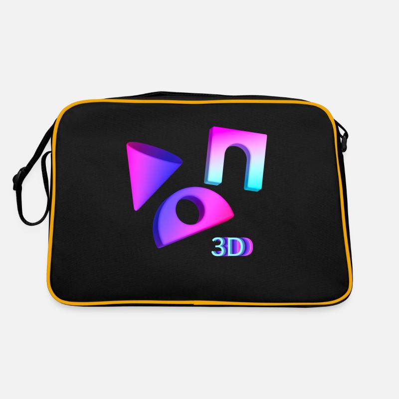 3D Retro Tasche