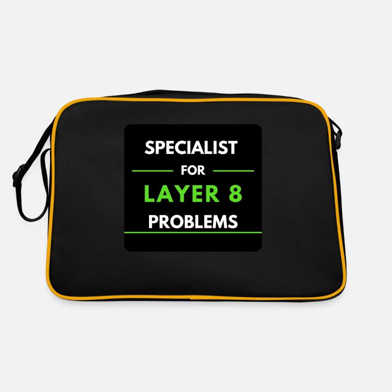 Specialist for Layer 8 Problems (Green) Retro Bag
