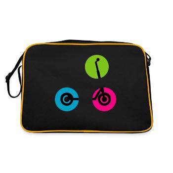 E-Scooter Scooter - Retro Bag - black/gold - Back