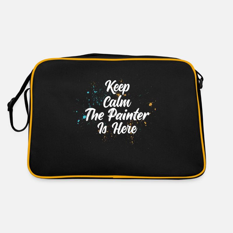 Keep Calm The Painter Is Here Profession Job Retro Tasche