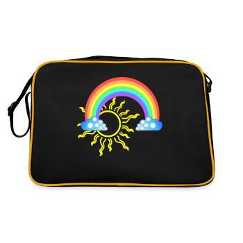 Rainbow - Retro Bag - black/gold - Back