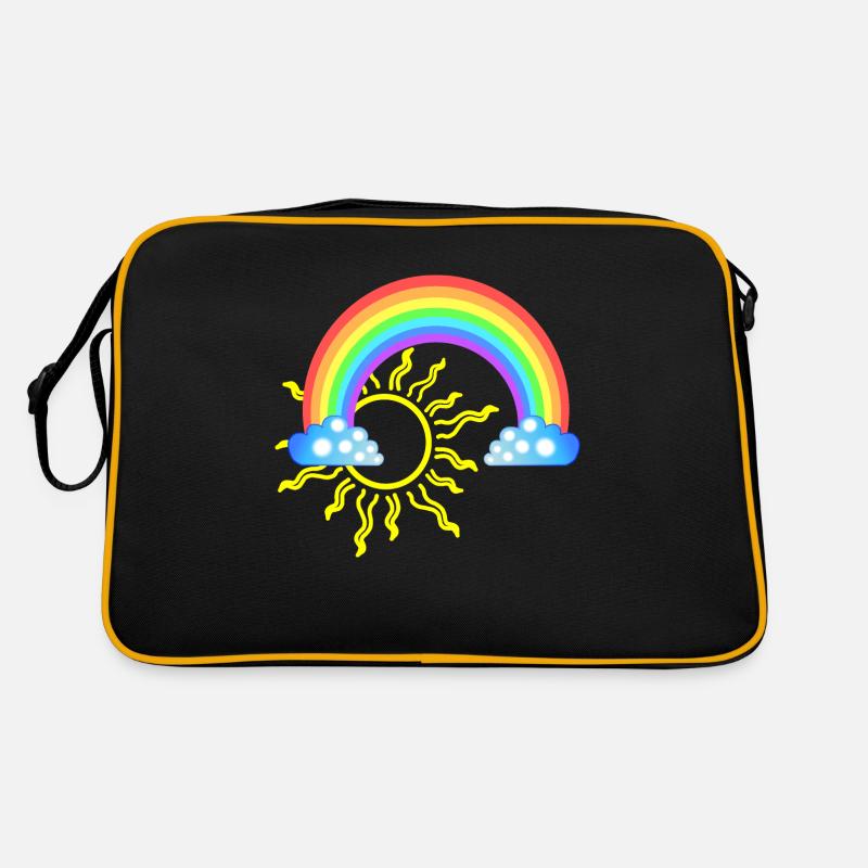 Regenbogen Retro Tasche