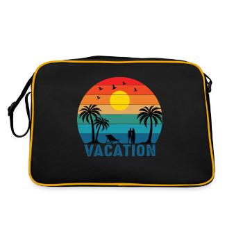 Temps de vacances - Sac Retro - noir/or - Dos