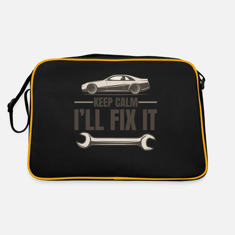 KEEP CALM I'LL FIX IT Retro Bag