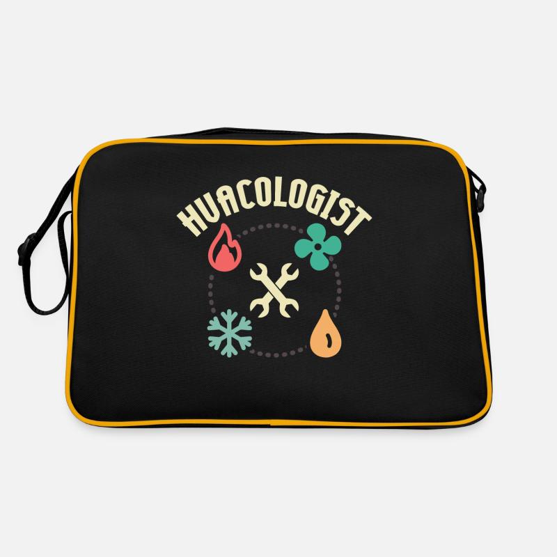 HVACOLOGIST AC Tech Installer HVAC Technician Retro Tasche