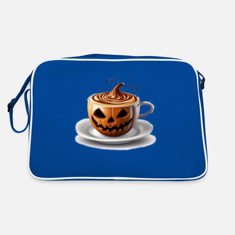 Halloween Kaffeetasse Süßes oder Saures Retro Tasche