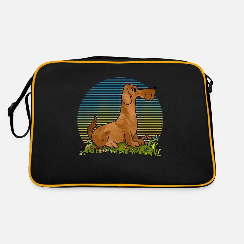 Hund Retro Tasche