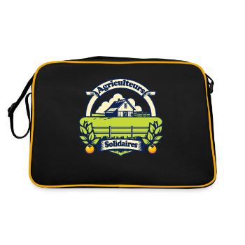 Farmer Support #6 - Retro Bag - black/gold - Back