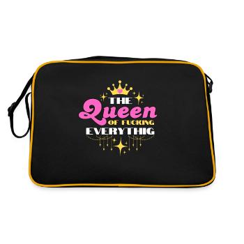 Queen of Everything - Retro Bag - black/gold - Back