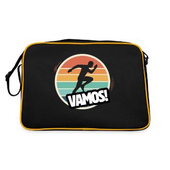 Vamos Retro Athletics - Retro Bag - black/gold - Back