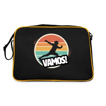 Vamos Retro Fencing - Retro Bag - black/gold - Back