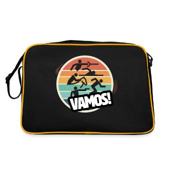Vamos retro modern pentathlon - Retro Bag - black/gold - Back