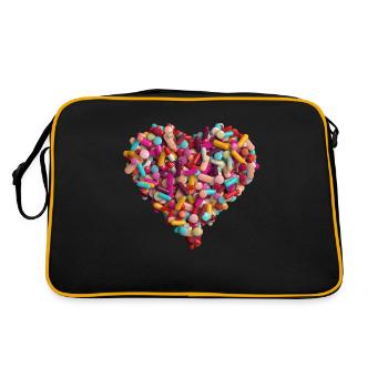 Pills - Sac Retro - noir/or - Dos