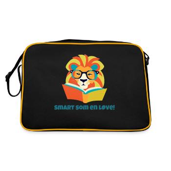 Smart As A Lion - Retro Bag - black/gold - Back
