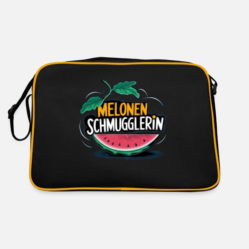 Melonen Schmugglerin Schwangerschaft Geschenkidee Retro Tasche