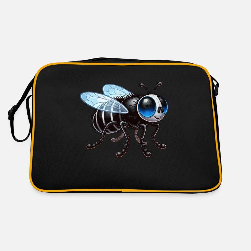 Stubenfliege Retro Tasche