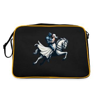 Knight in shining armor - Retro Bag - black/gold - Back