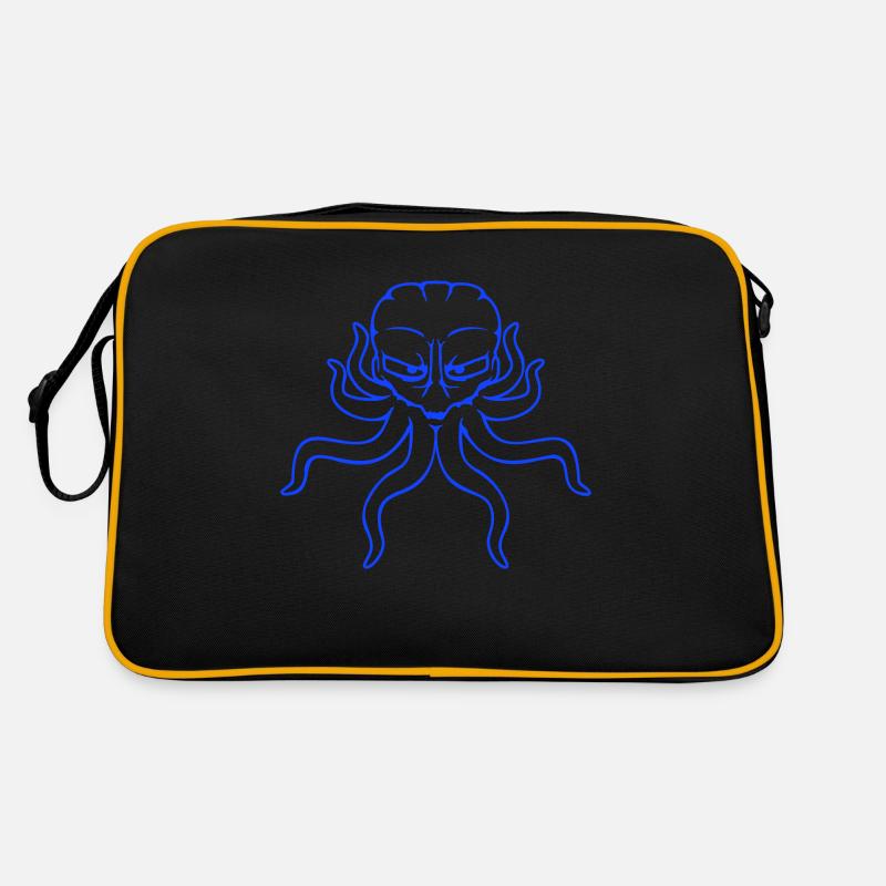 Pieuvre Pieuvre Pieuvre Calmar Alien Alien Sac Retro