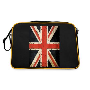 Drapeau britannique de l’Union Jack - Sac Retro - noir/or - Dos