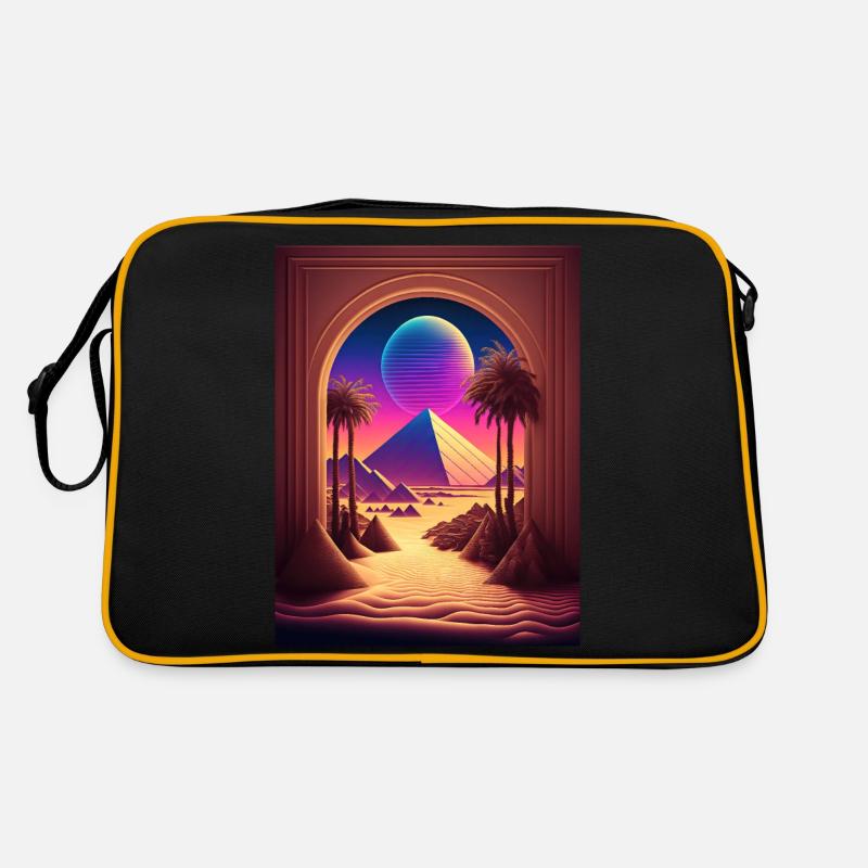 Electronic Synthwave Retrowave Vaporwave Eden Retro Tasche