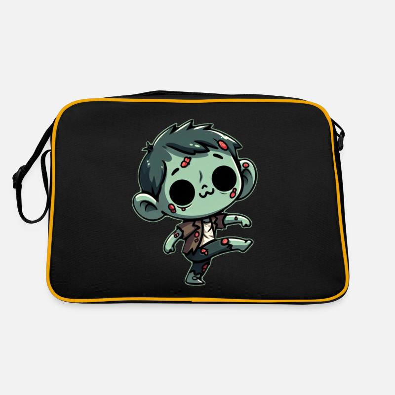 Whimsical Dancing Zombie - Halloween Undead Retro Bag