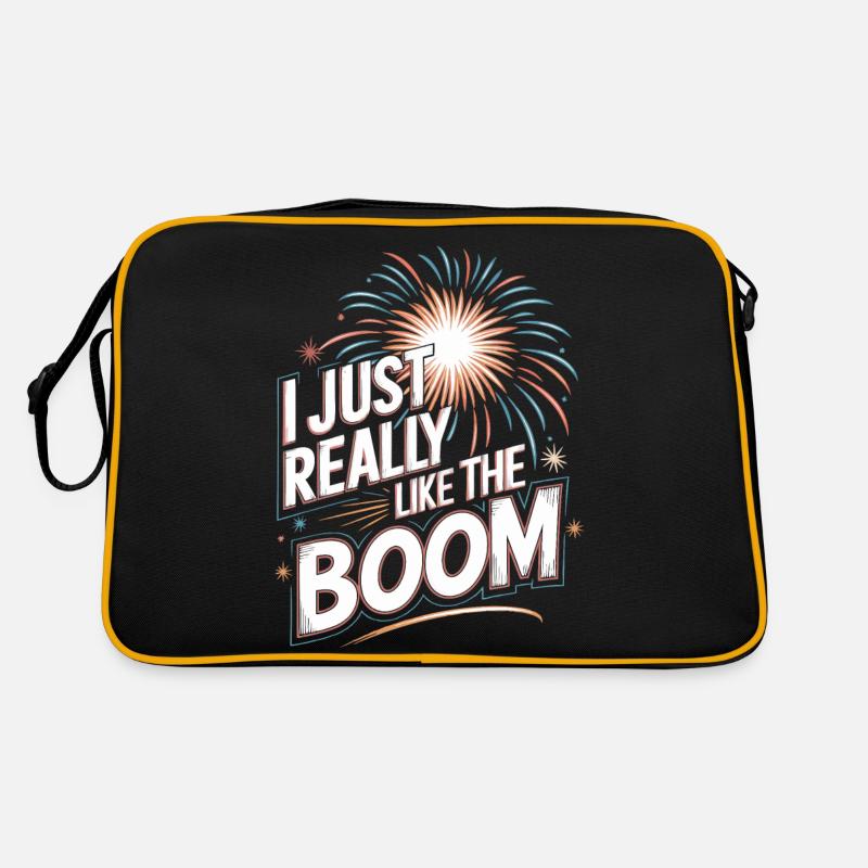 Pyrotechnics Fireworks Pyrotechnics Retro Bag