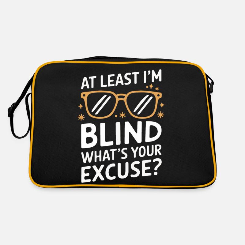 Blinde Blindheit Sehbehinderte Menschen Retro Tasche