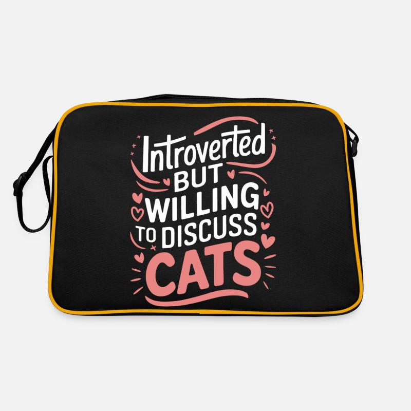 Introvert, antisocial, introvert Retro Bag