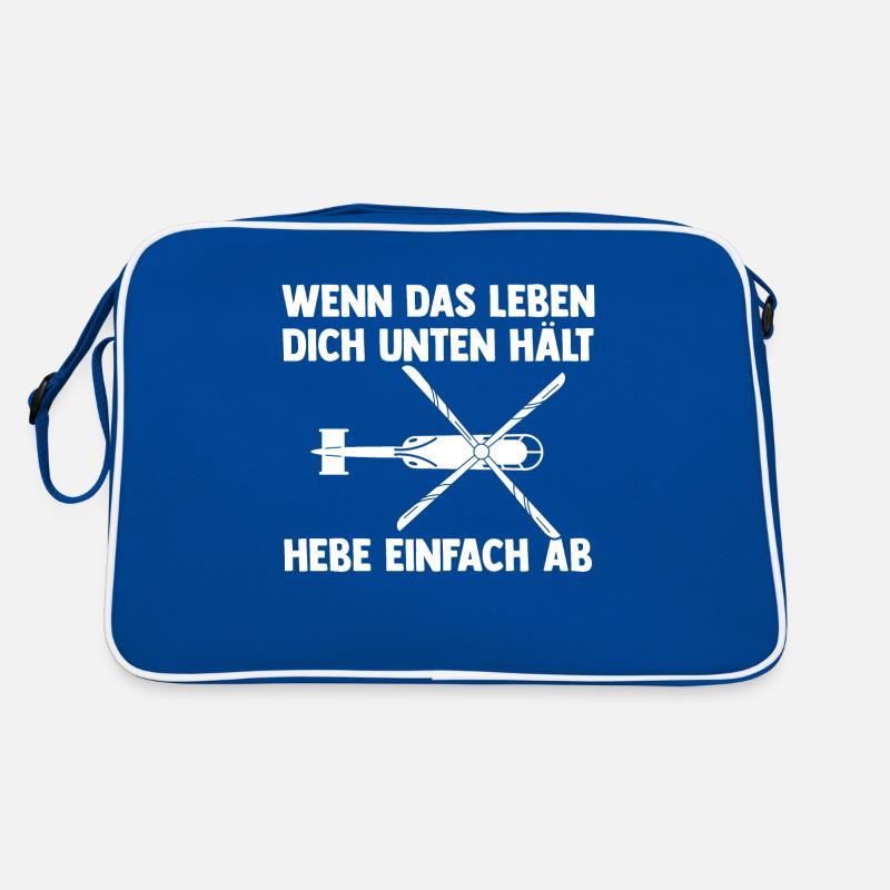 Pilot Helicopter Helicopter Retro Bag